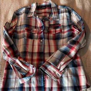 Button plaid Shirt - Lagunitas Brewing company